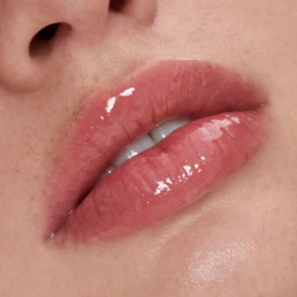 🌻 Kylie Cosmetics Smooth & Shine Lip Oil New Full Size Vivid Red Pomegranate - Picture 4 of 5